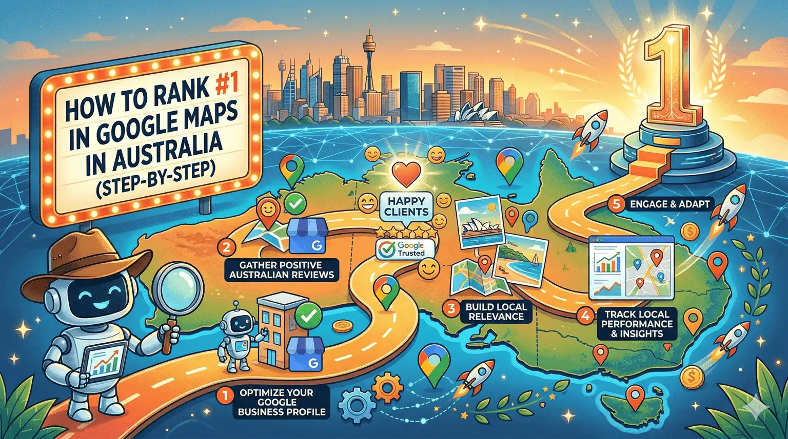 How to Rank #1 in Google Maps in Australia (2026 Guide)